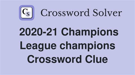 current champion of a major sports event figgerits|current champions Crossword Clue .